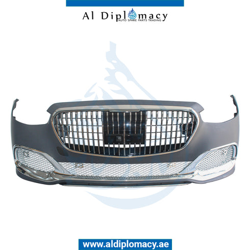 Front Rear W223 MAYBACH BODYKIT Complete. Bumper, Bumper, Grille, EXHAUST for Mercedes-Benz S Class W223 (2020-2023) models